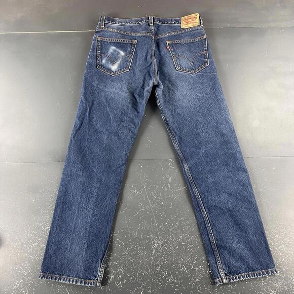 VTG Levis 505 Jeans Mens 35x32 Smoke Rise Fade Worn In Y2K Lot of 2 - Picture 7 of 13